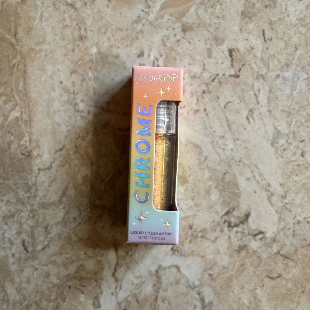 Colourpop Chrome Liquid Eyeshadow - Bliss (peach gold chrome) NIB